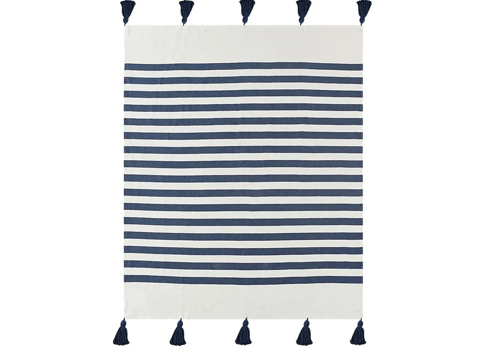 Olive Lane Navy Throw Blanket