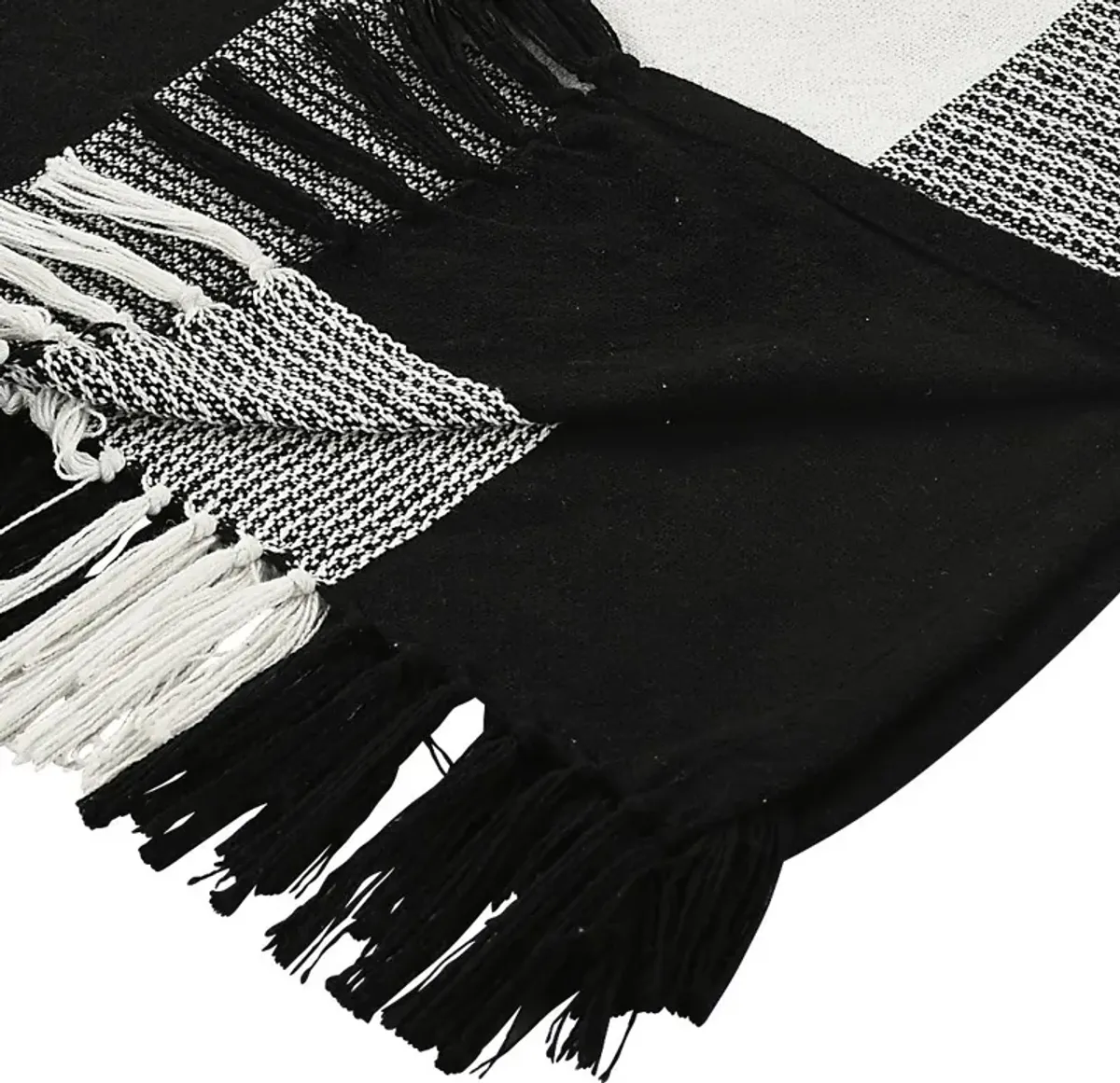 Novajoy Black Throw Blanket