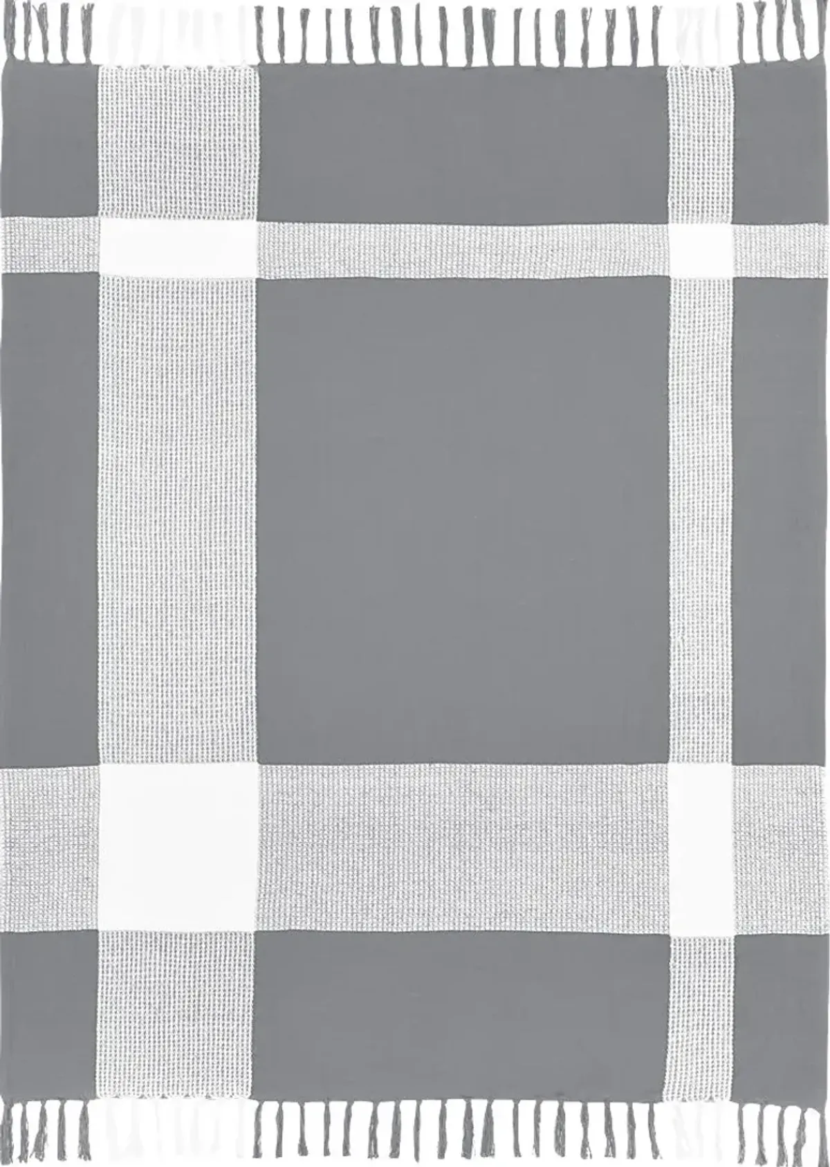 Novajoy Gray Throw Blanket