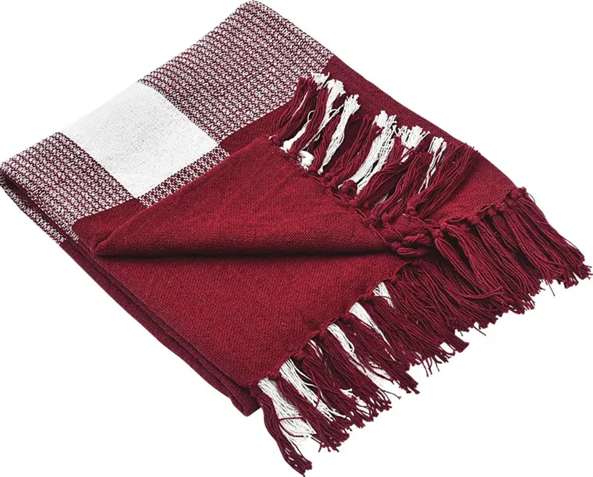 Novajoy Red Throw Blanket