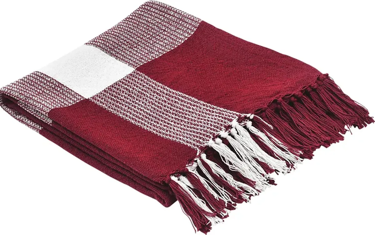 Novajoy Red Throw Blanket