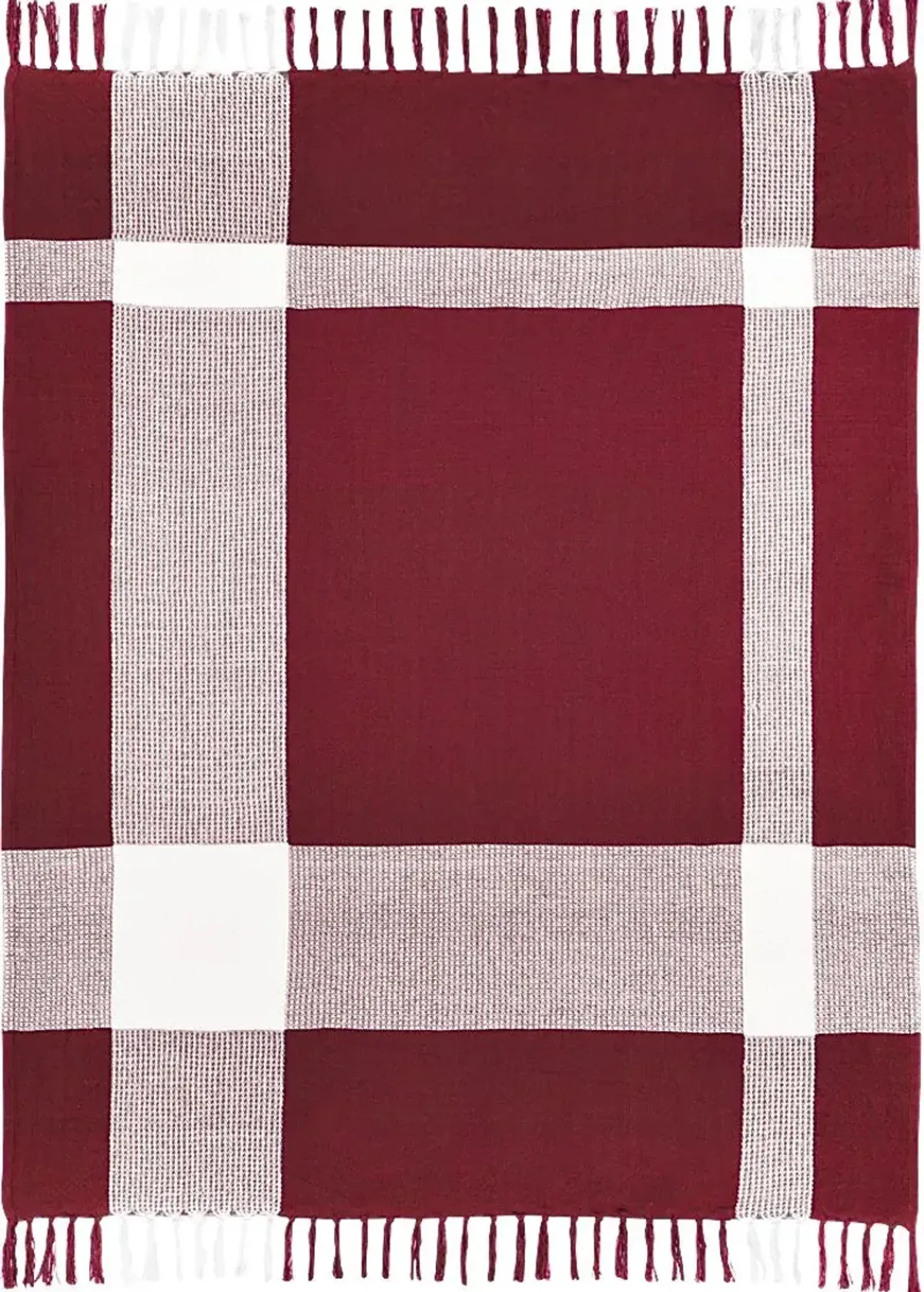 Novajoy Red Throw Blanket