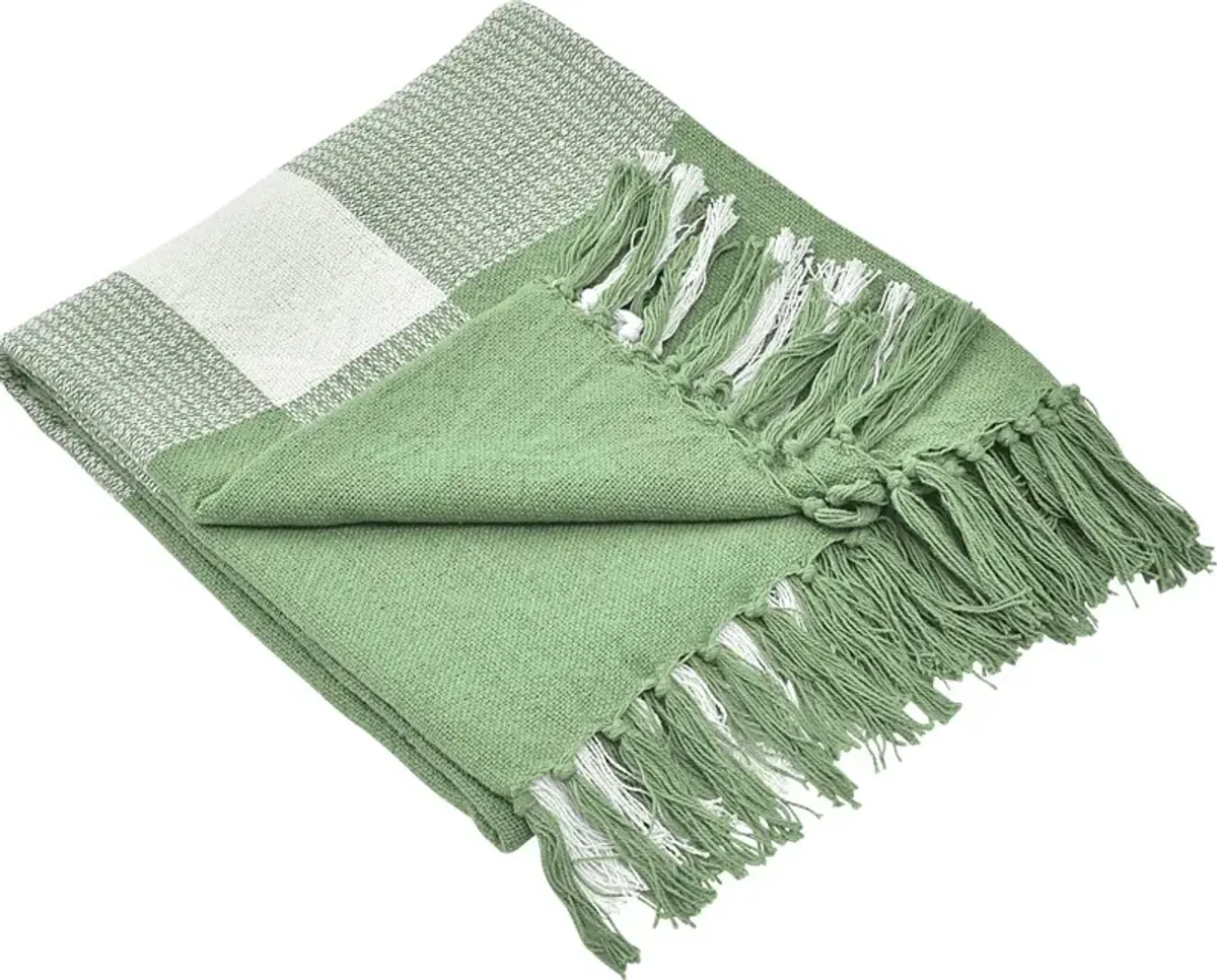 Novajoy Green Throw Blanket