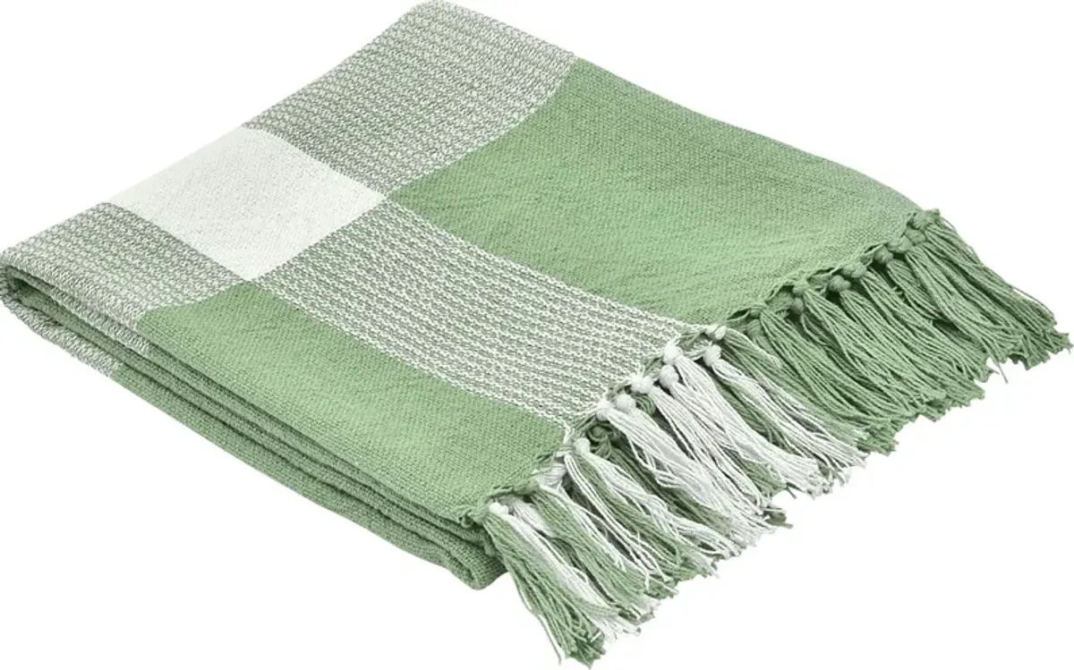 Novajoy Green Throw Blanket