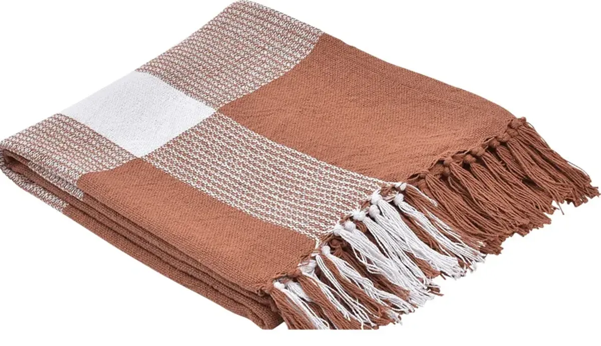 Novajoy Brown Throw Blanket