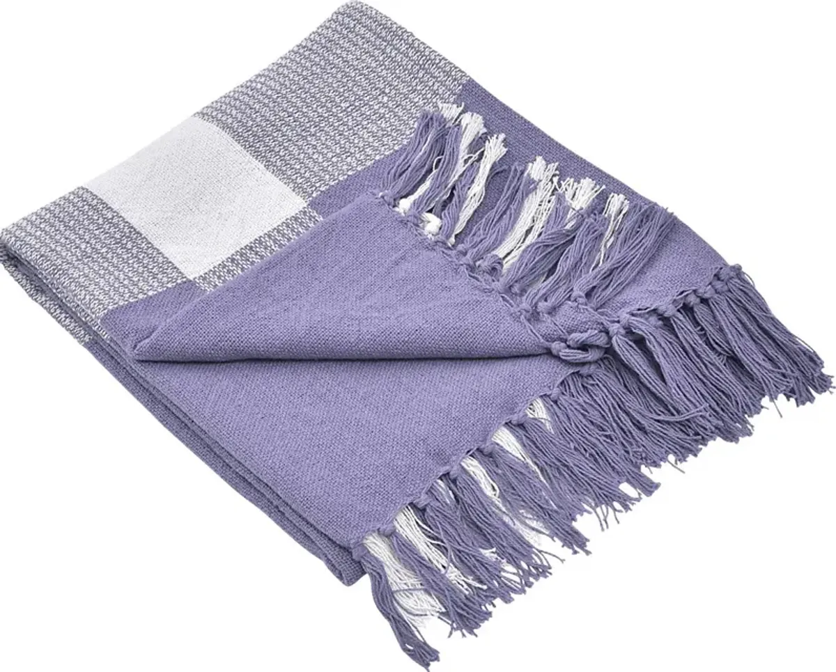 Novajoy Purple Throw Blanket