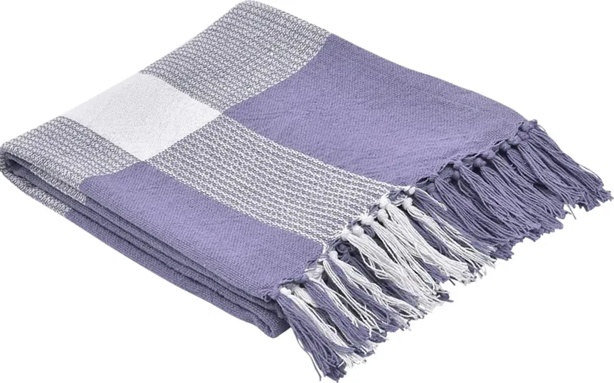 Novajoy Purple Throw Blanket