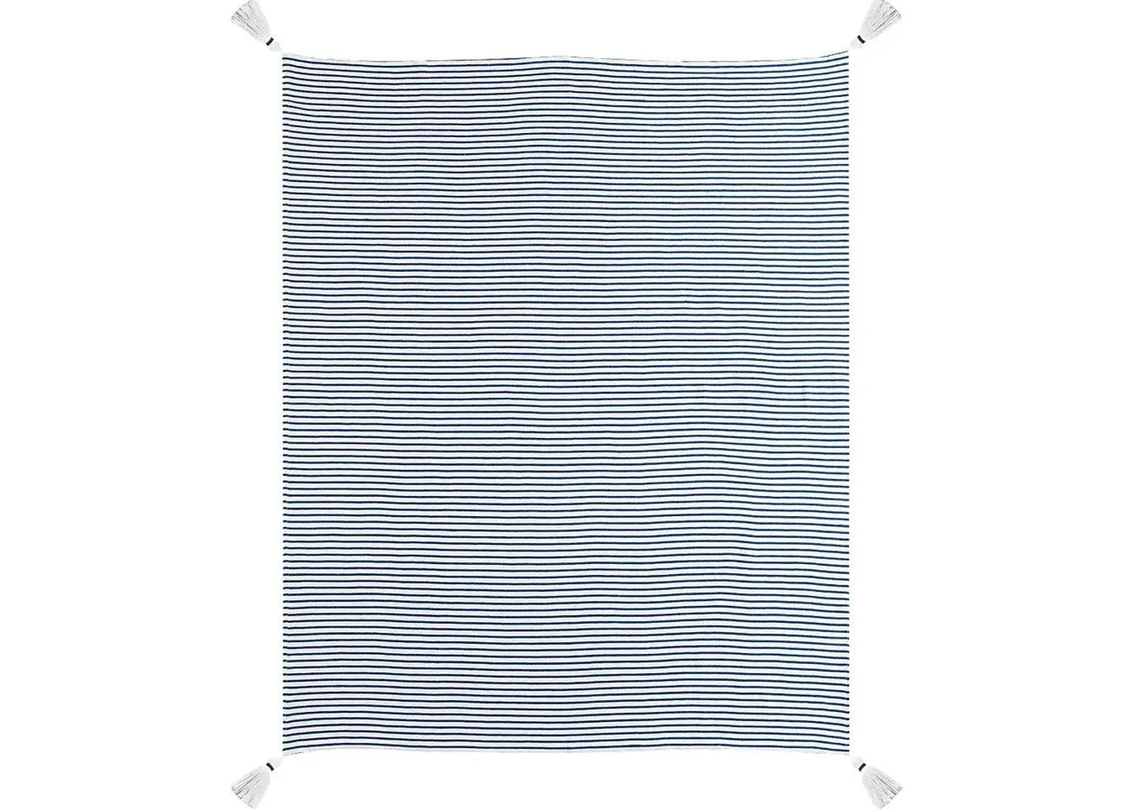 Silver Way Blue Throw Blanket