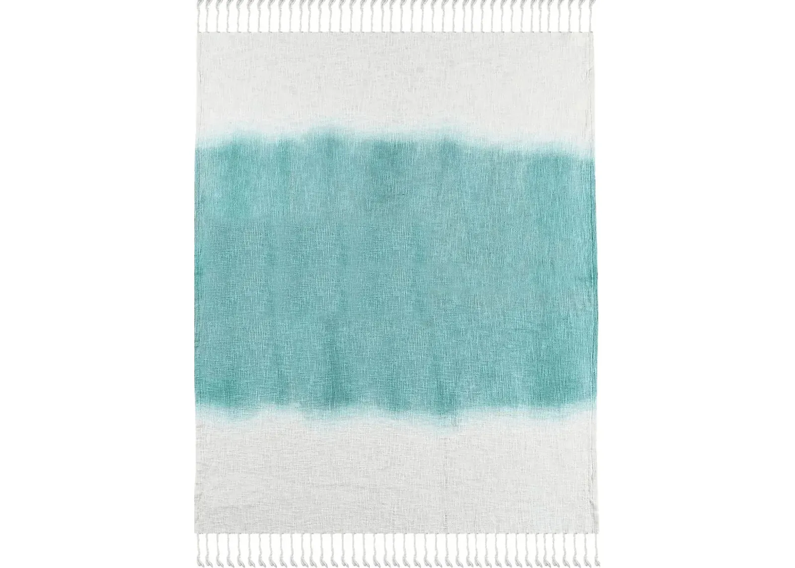 Jewel Row Blue Throw Blanket