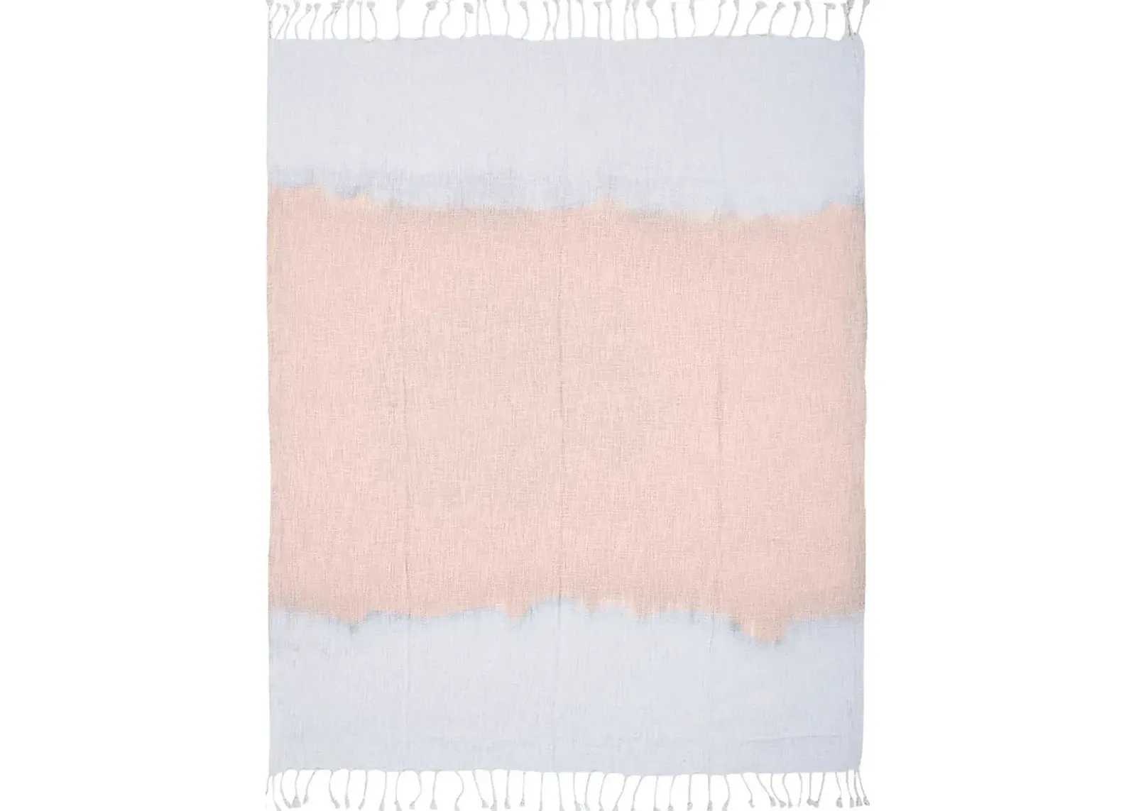 Leley Peach Throw Blanket