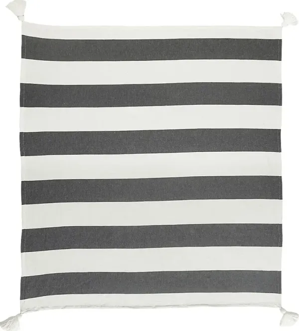 Nokodes Black Throw Blanket