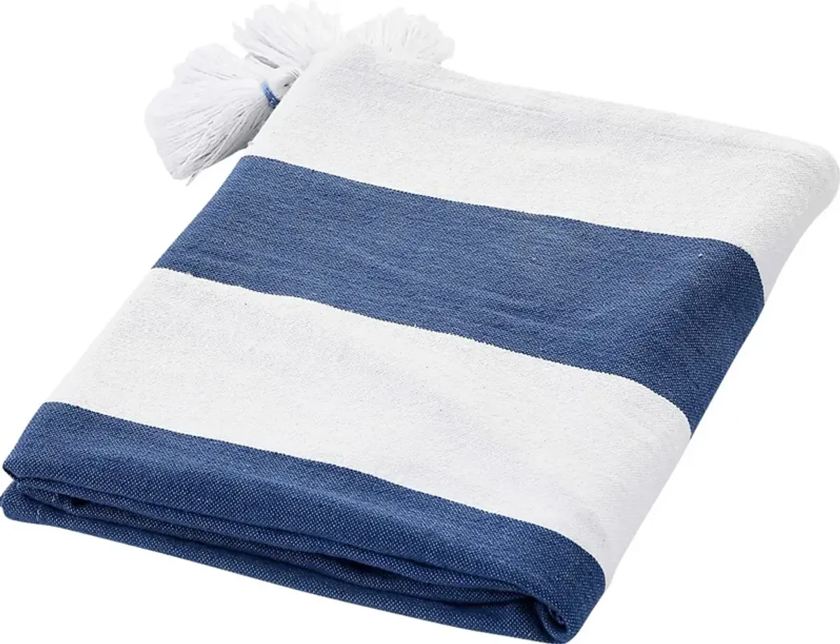 Nokodes Blue Throw Blanket