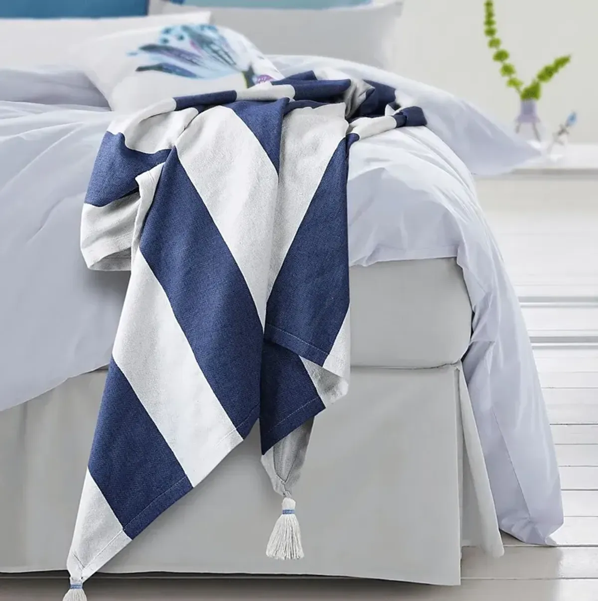 Nokodes Blue Throw Blanket