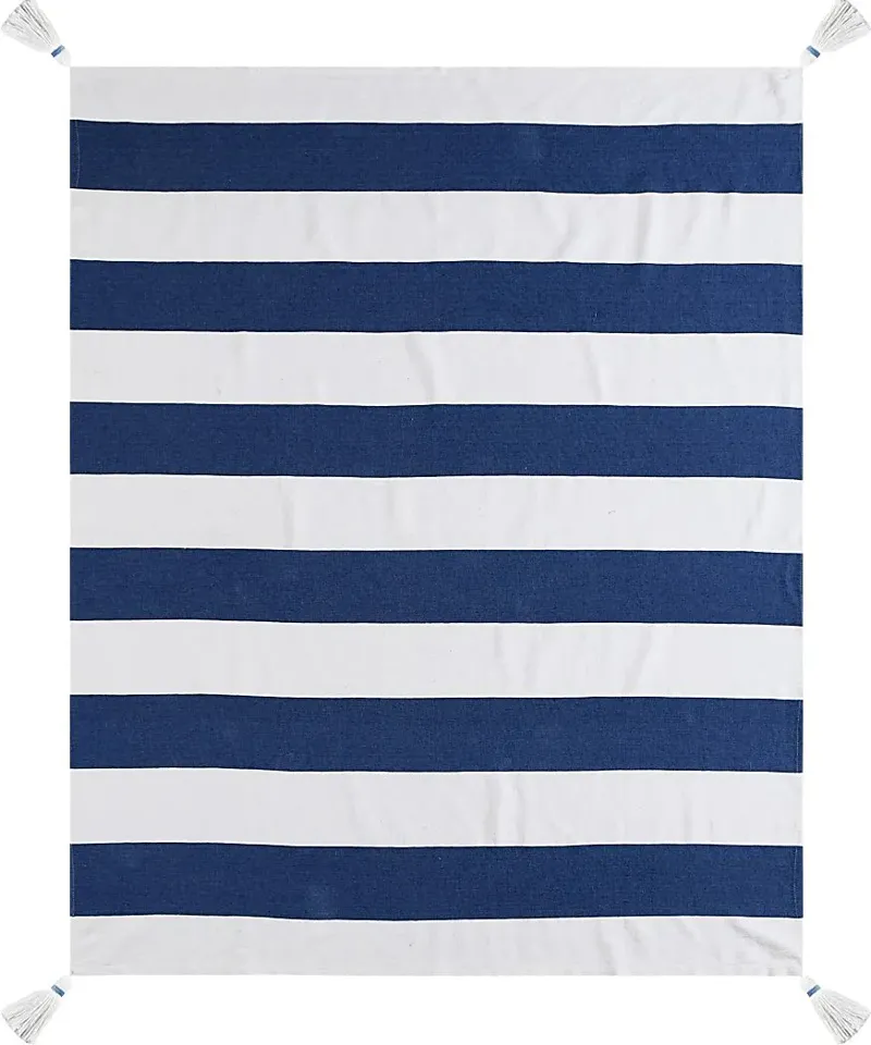 Nokodes Blue Throw Blanket