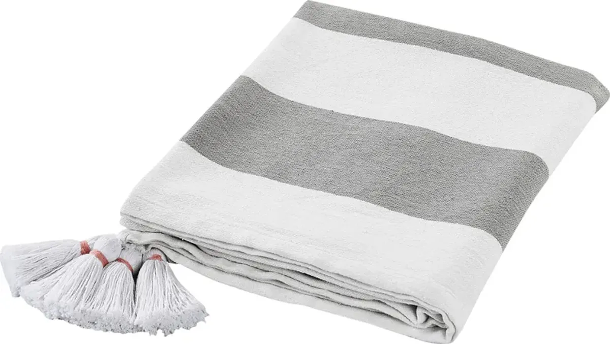 Nokodes Gray Throw Blanket