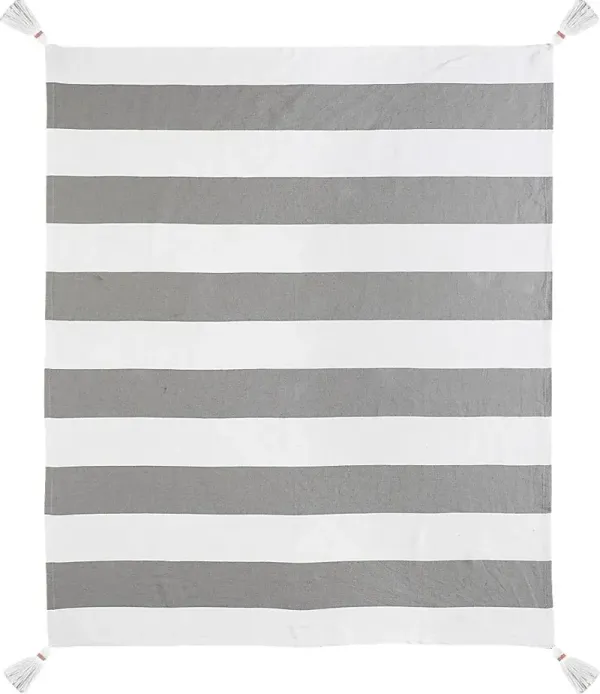 Nokodes Gray Throw Blanket