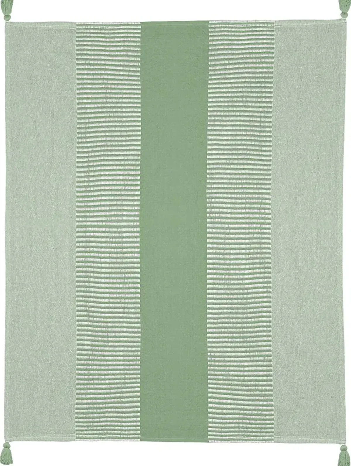 Ringdover Green Throw Blanket