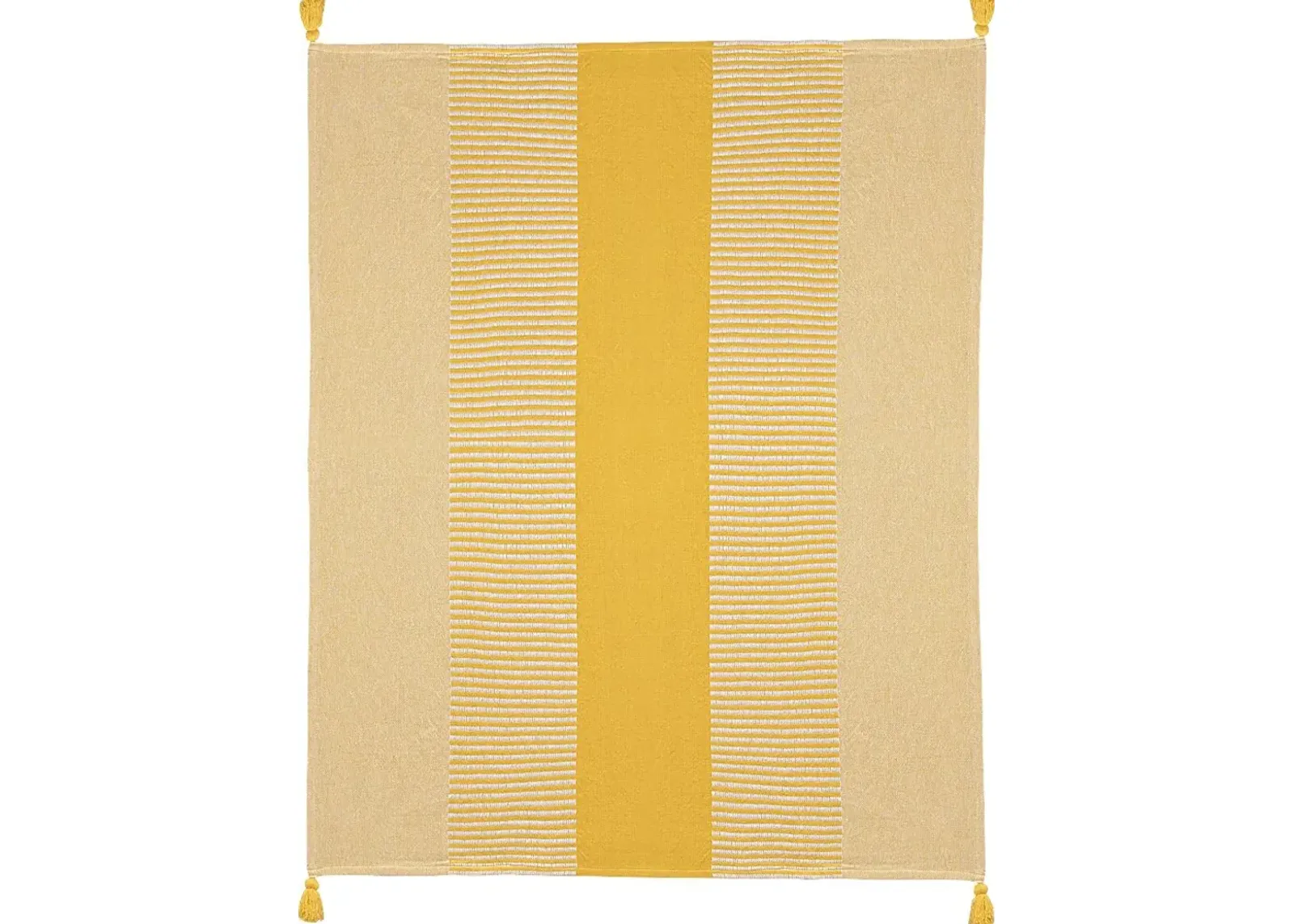 Ringdover Yellow Throw Blanket