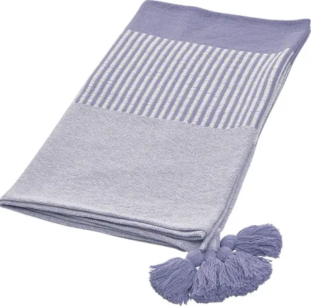 Ringdover Purple Throw Blanket