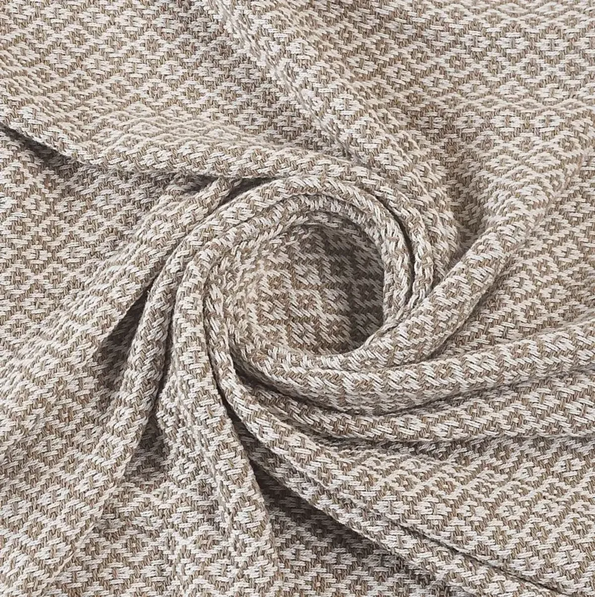 Allerbel Tan Throw Blanket