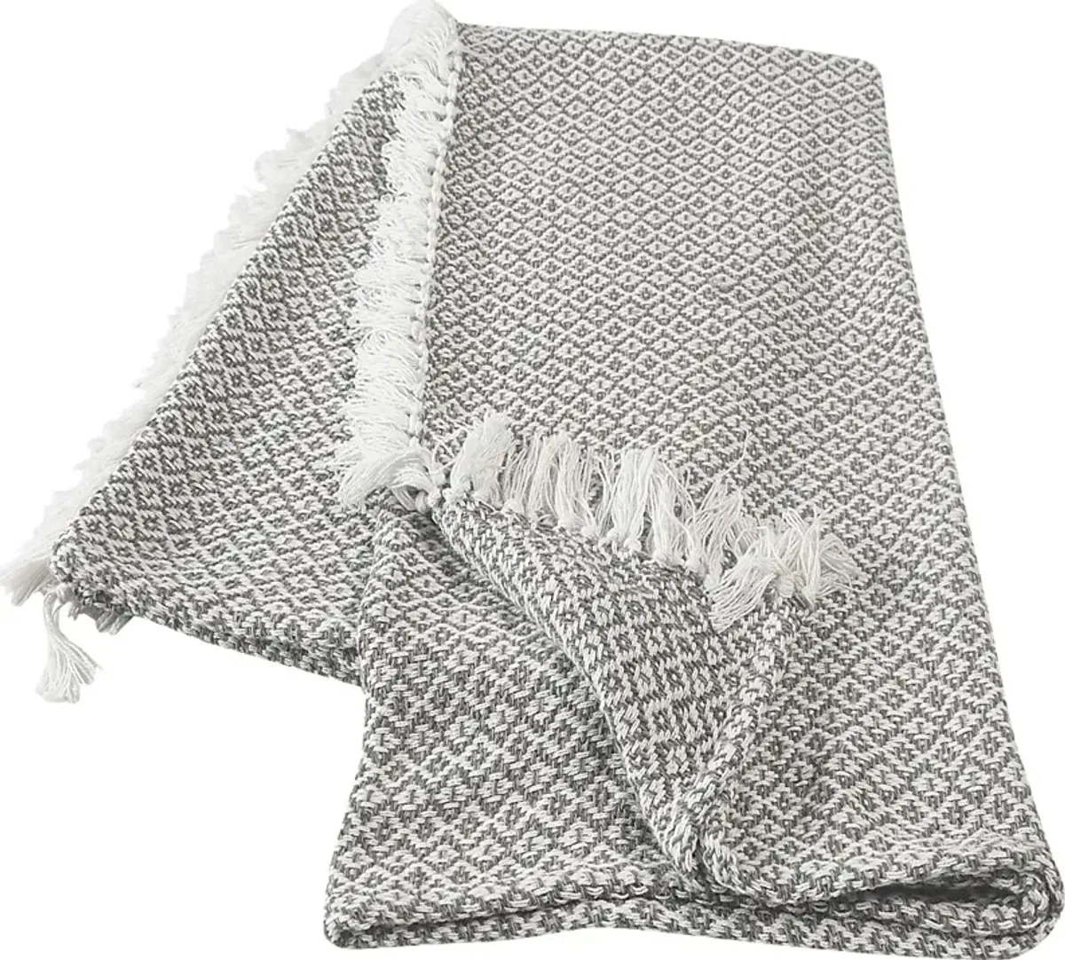 Allerbel Gray Throw Blanket