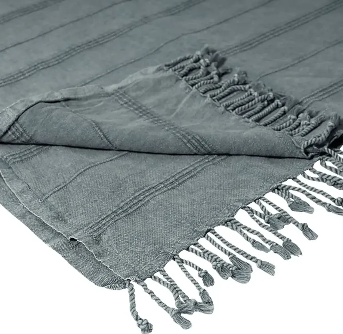 Eppond Gray Throw Blanket