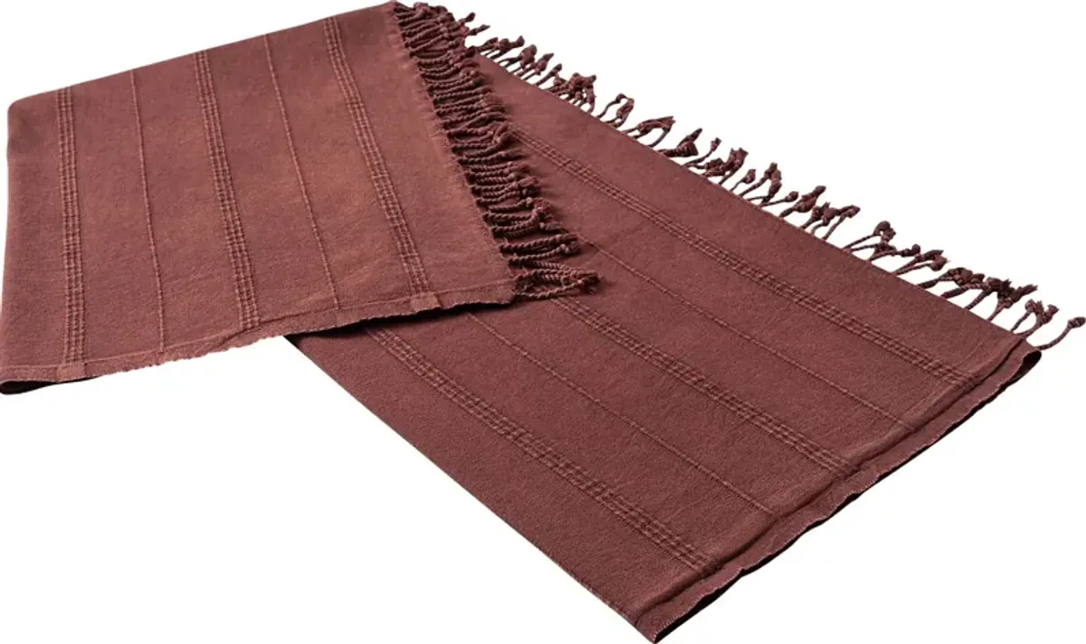 Eppond Red Throw Blanket