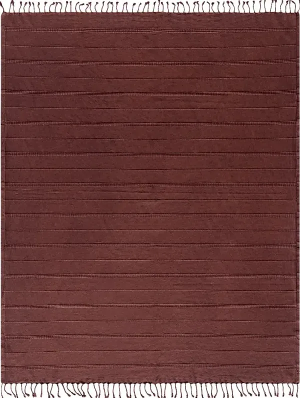 Eppond Red Throw Blanket