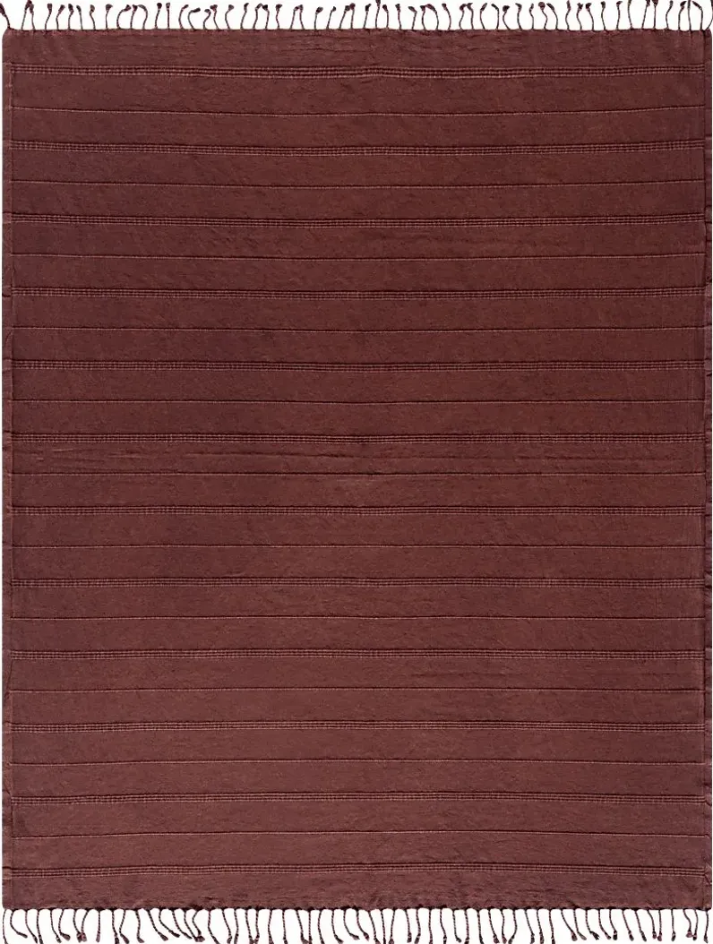 Eppond Red Throw Blanket