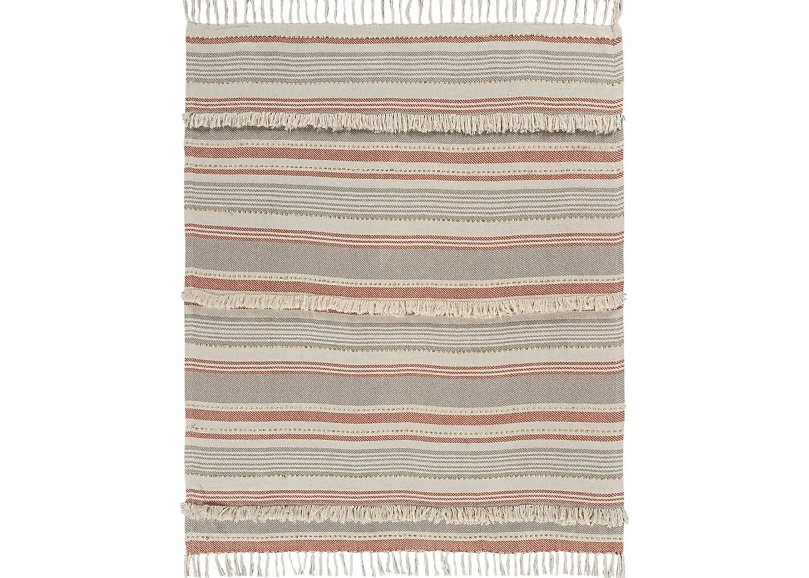 Brownbury Beige Throw Blanket