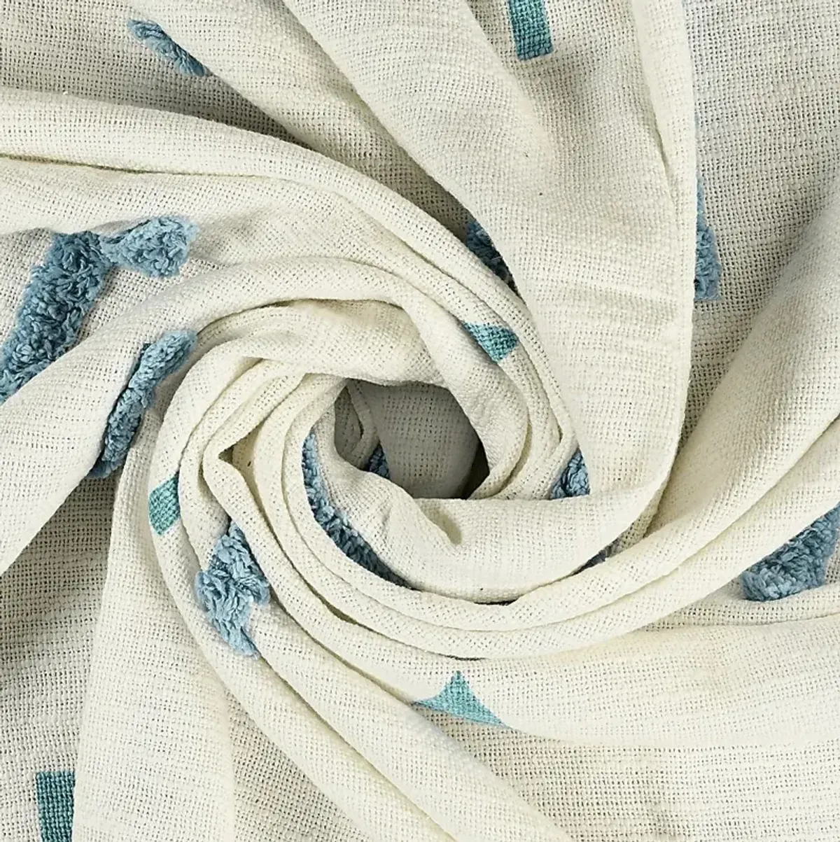 Windrane Cream Throw Blanket