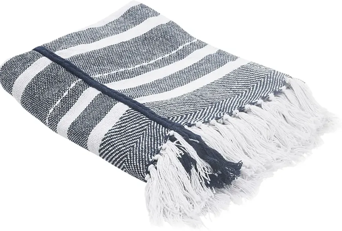 Sedgeswell Blue Throw Blanket