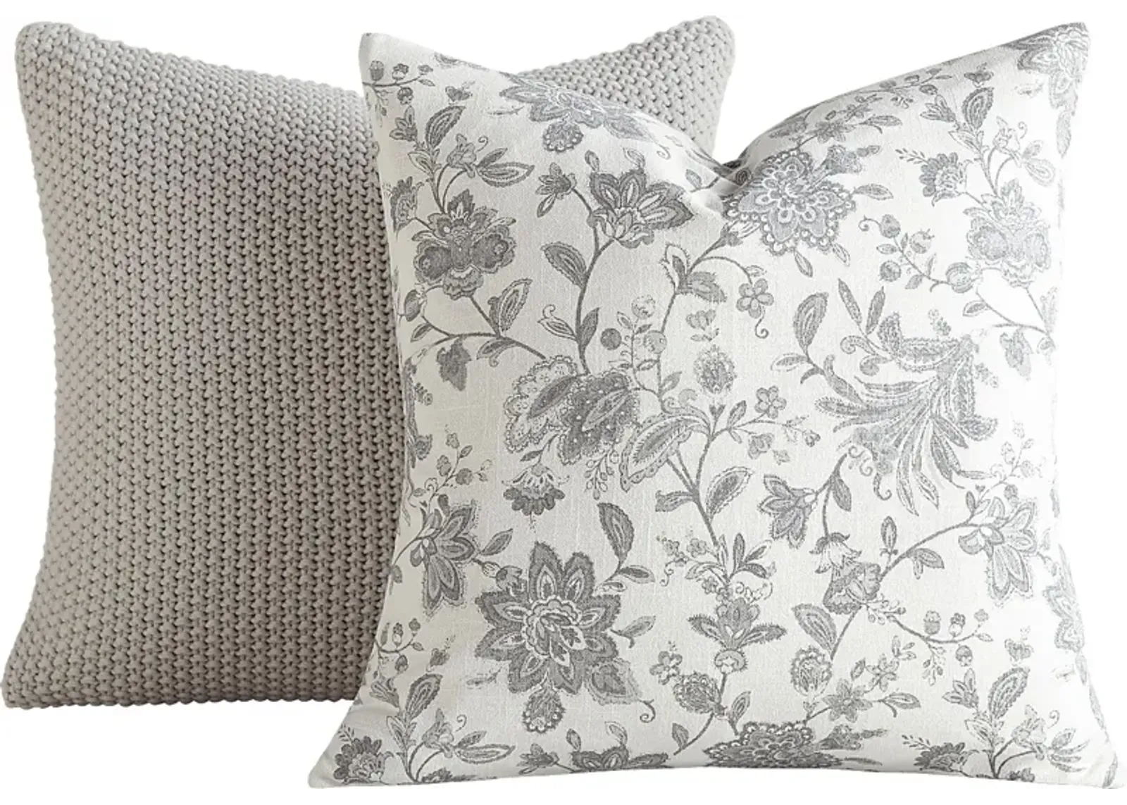 Houndway Light Gray Accent Pillow Set of 2