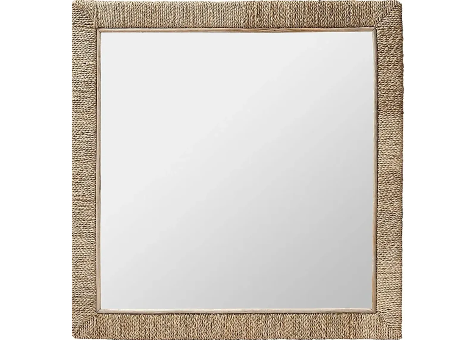 Deaven Brown Square Mirror