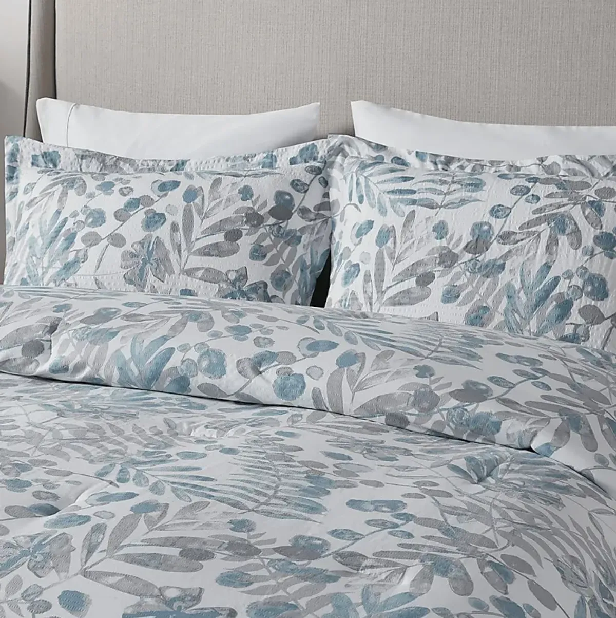 Alomost Blue 5 Pc King/California King Comforter Set