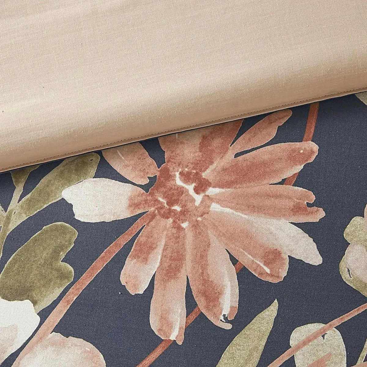 Bottlebrush Navy 8 Pc King Comforter Set