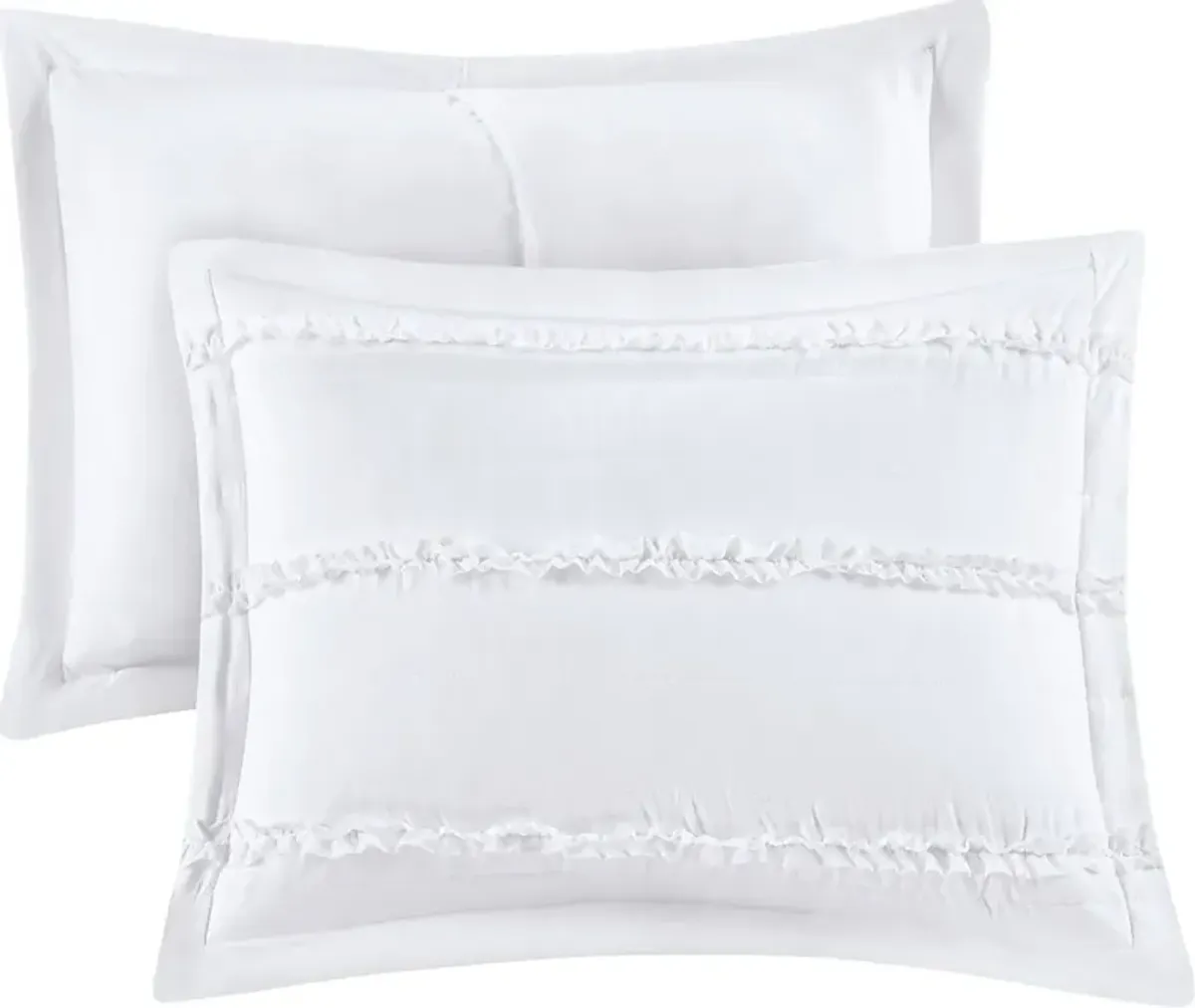 Dracaena White 4 Pc King/California King Quilt Set