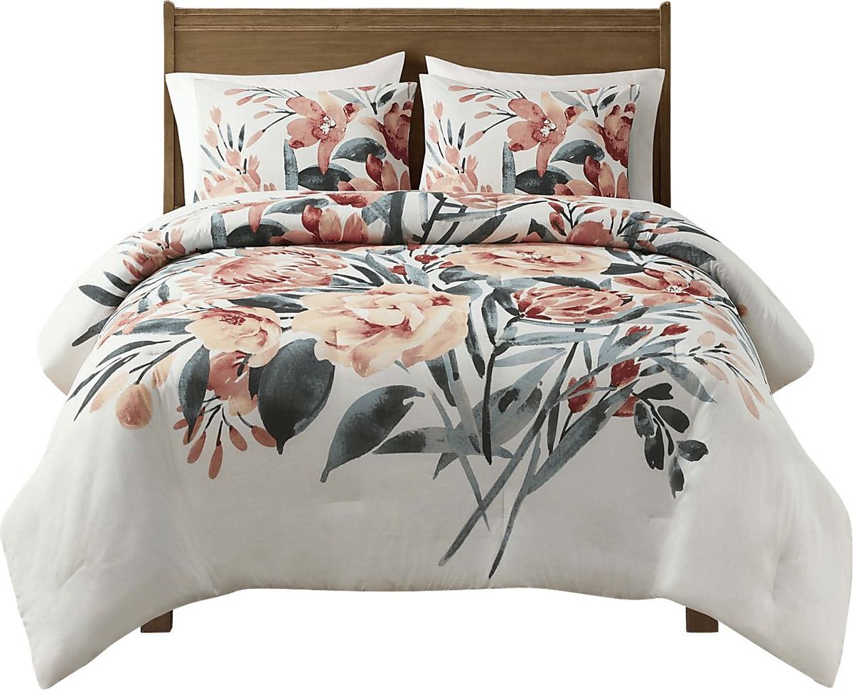 Kubiski Off-White 3 Pc Full/Queen Comforter Set