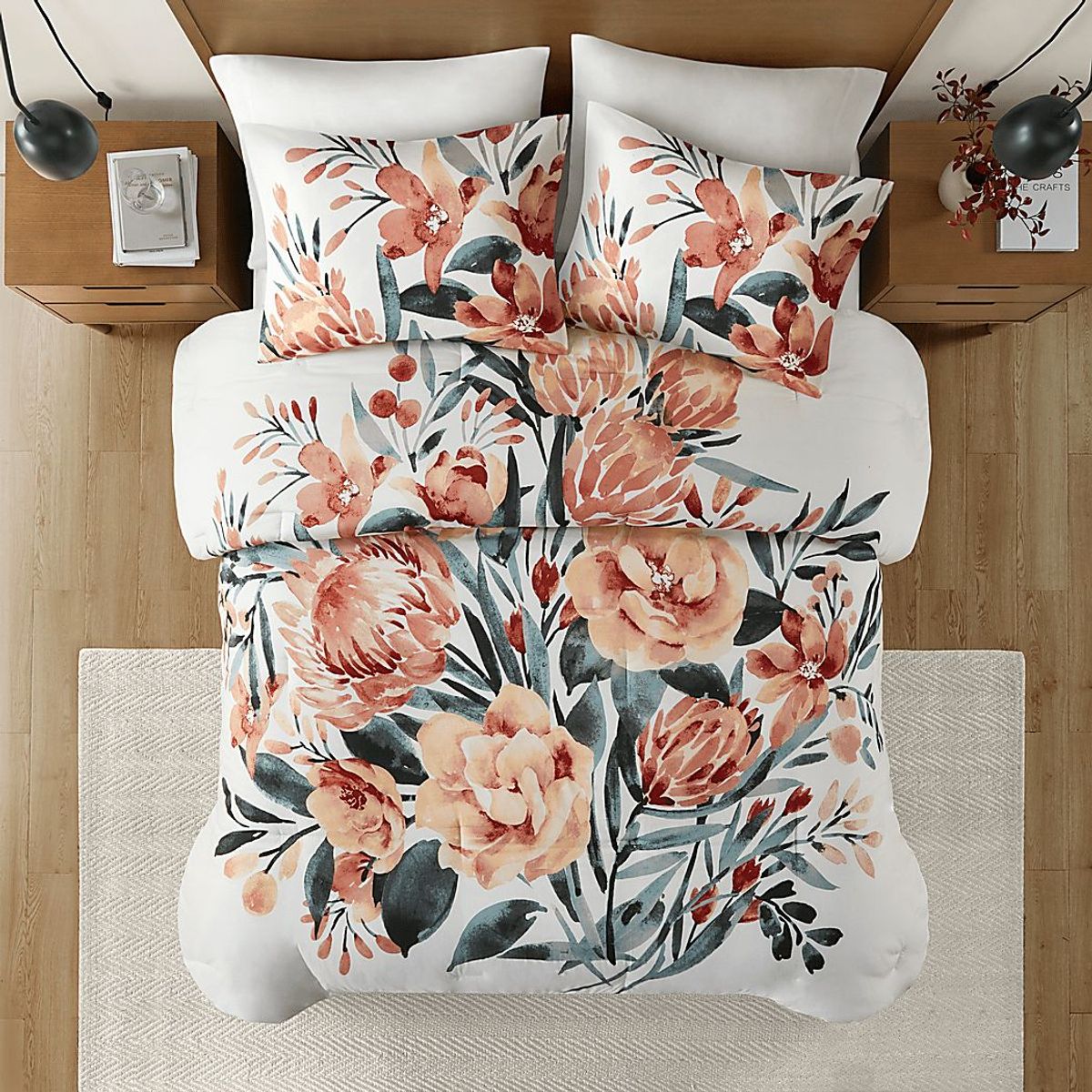 Kubiski Off-White 3 Pc Full/Queen Comforter Set