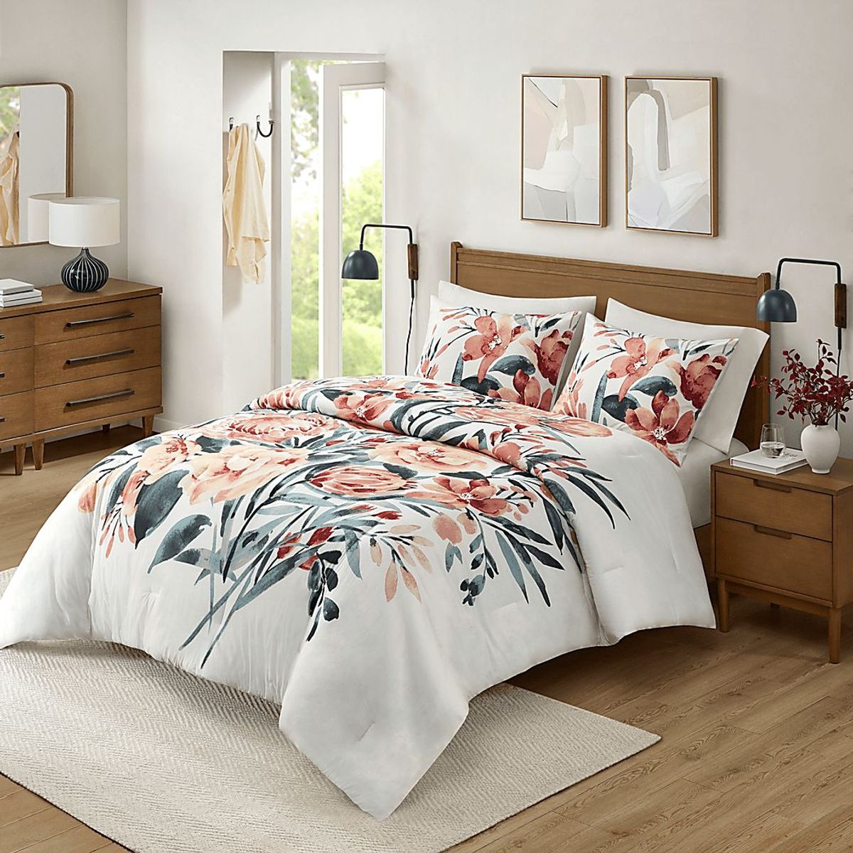 Kubiski Off-White 3 Pc Full/Queen Comforter Set