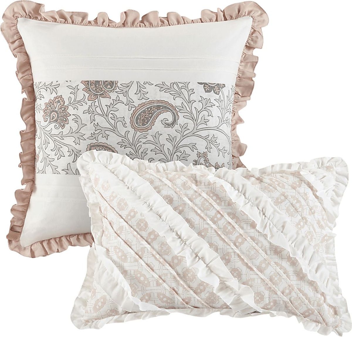 Marjory Blush 9 Pc Queen Comforter Set