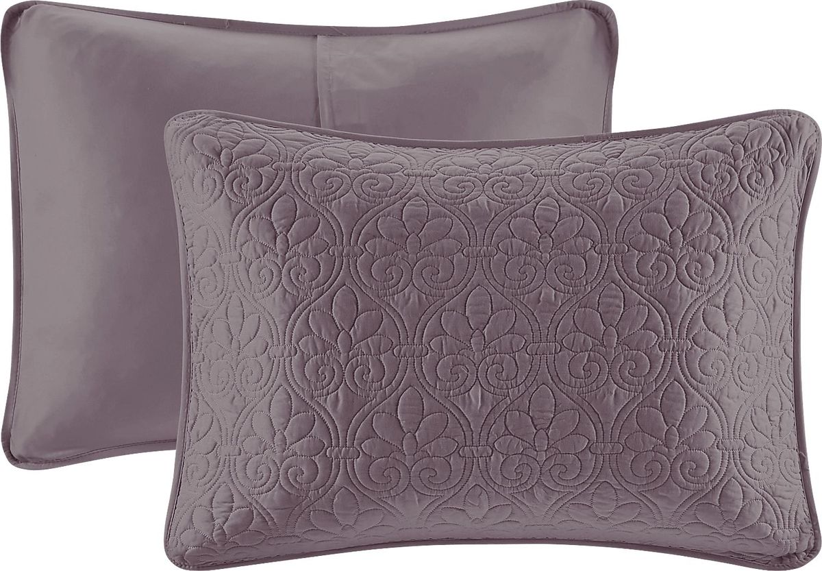 Toyah Purple 3 Pc King Bedspread Set