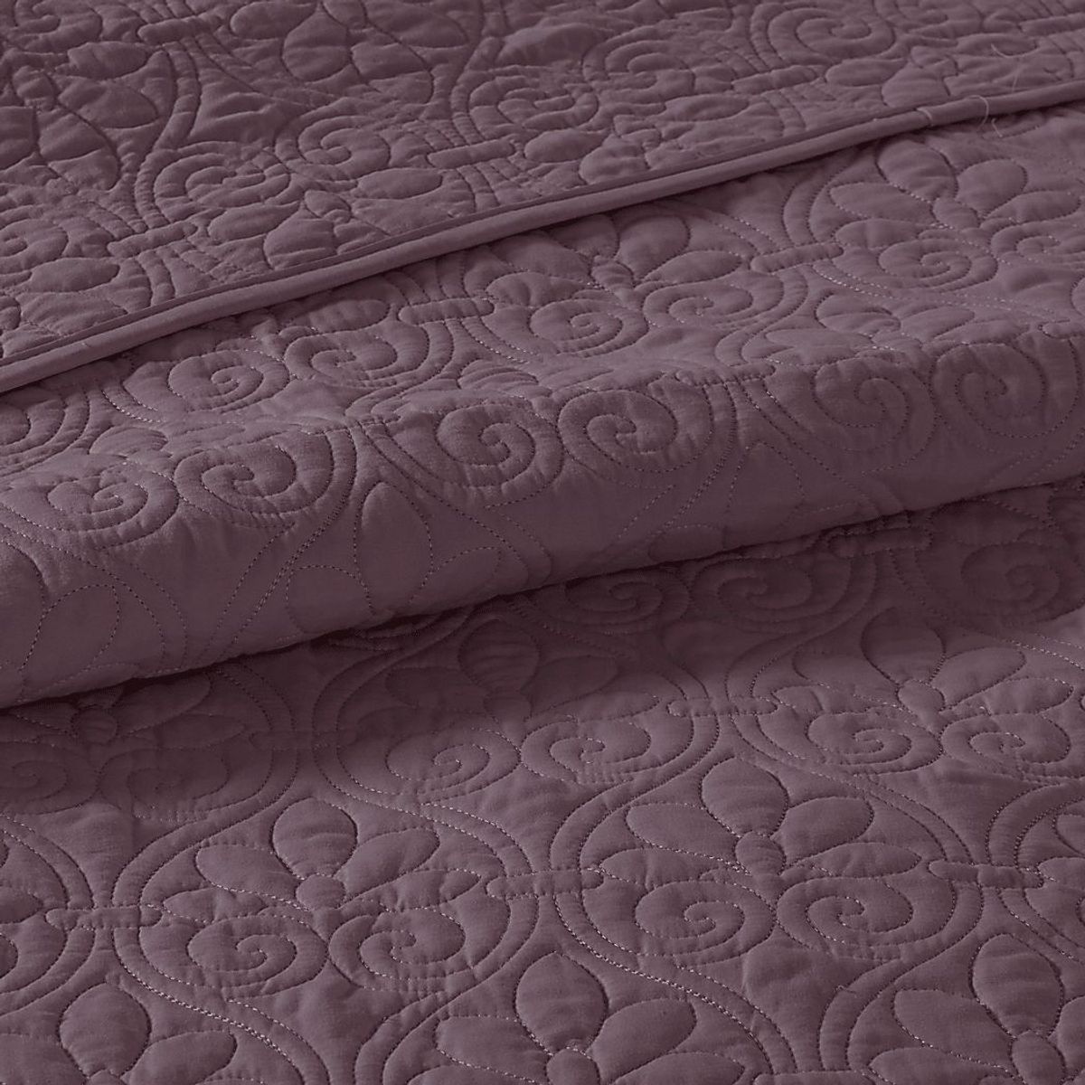 Toyah Purple 3 Pc King Bedspread Set