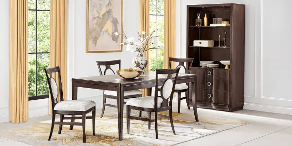 Bradbury Brown Cherry 7 Pc Dining Room