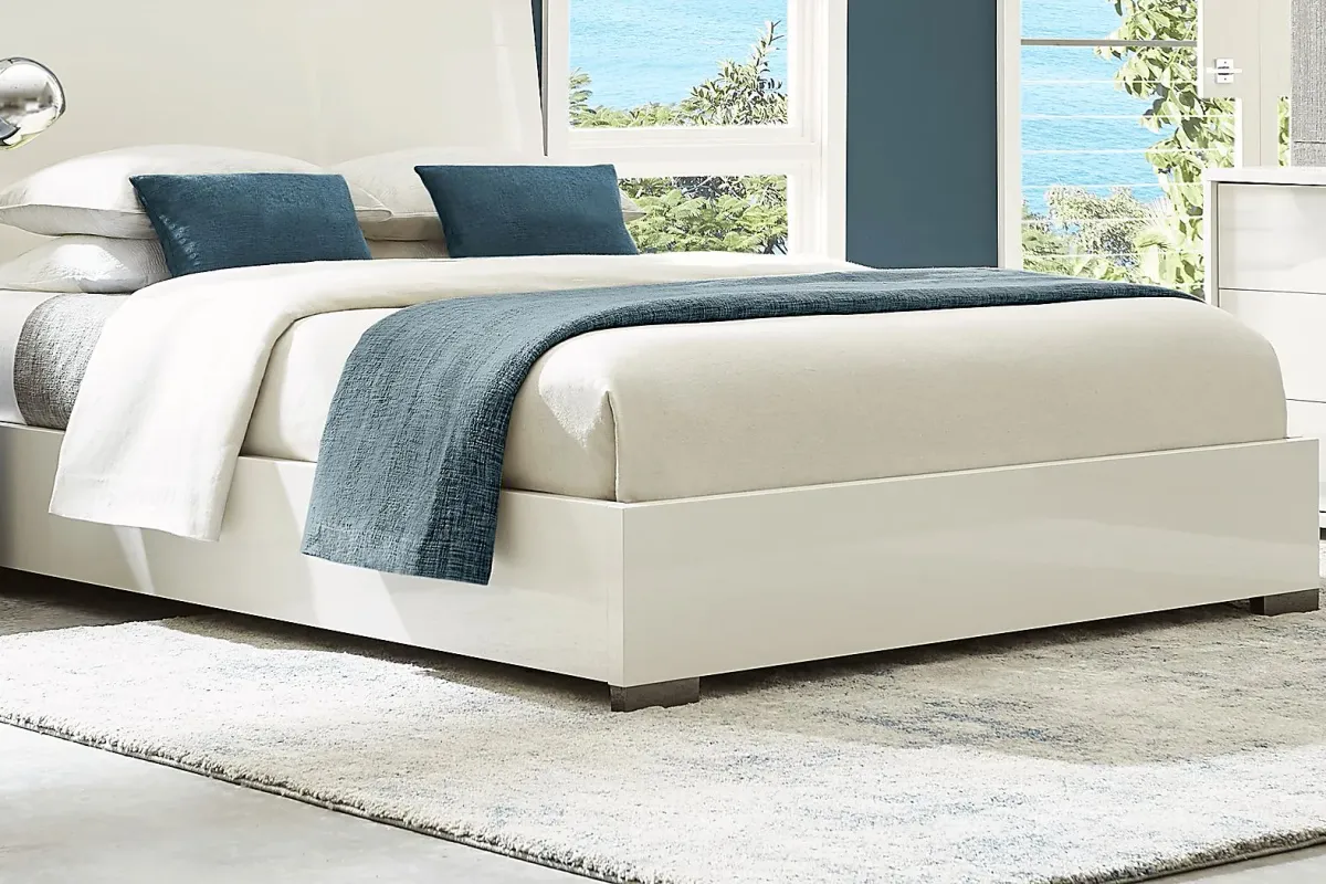 Luma Vista White 3 Pc Queen Bed