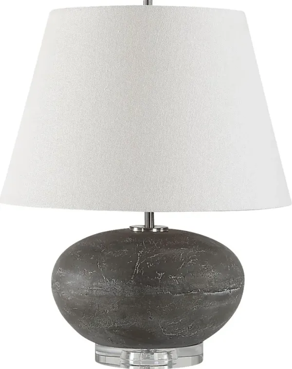 Eliza Hollow Charcoal Lamp