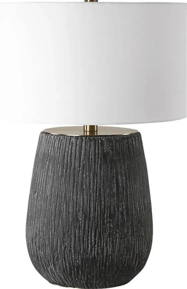 Carten Post Black Lamp