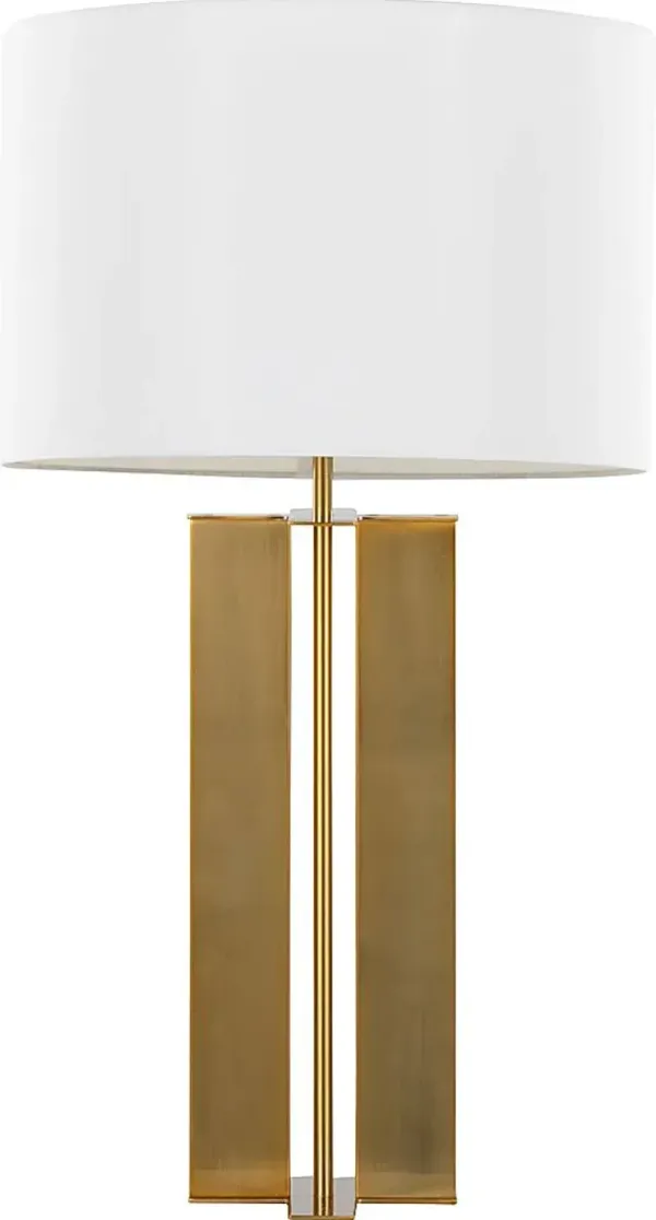 Annabelle Gate Gold Lamp