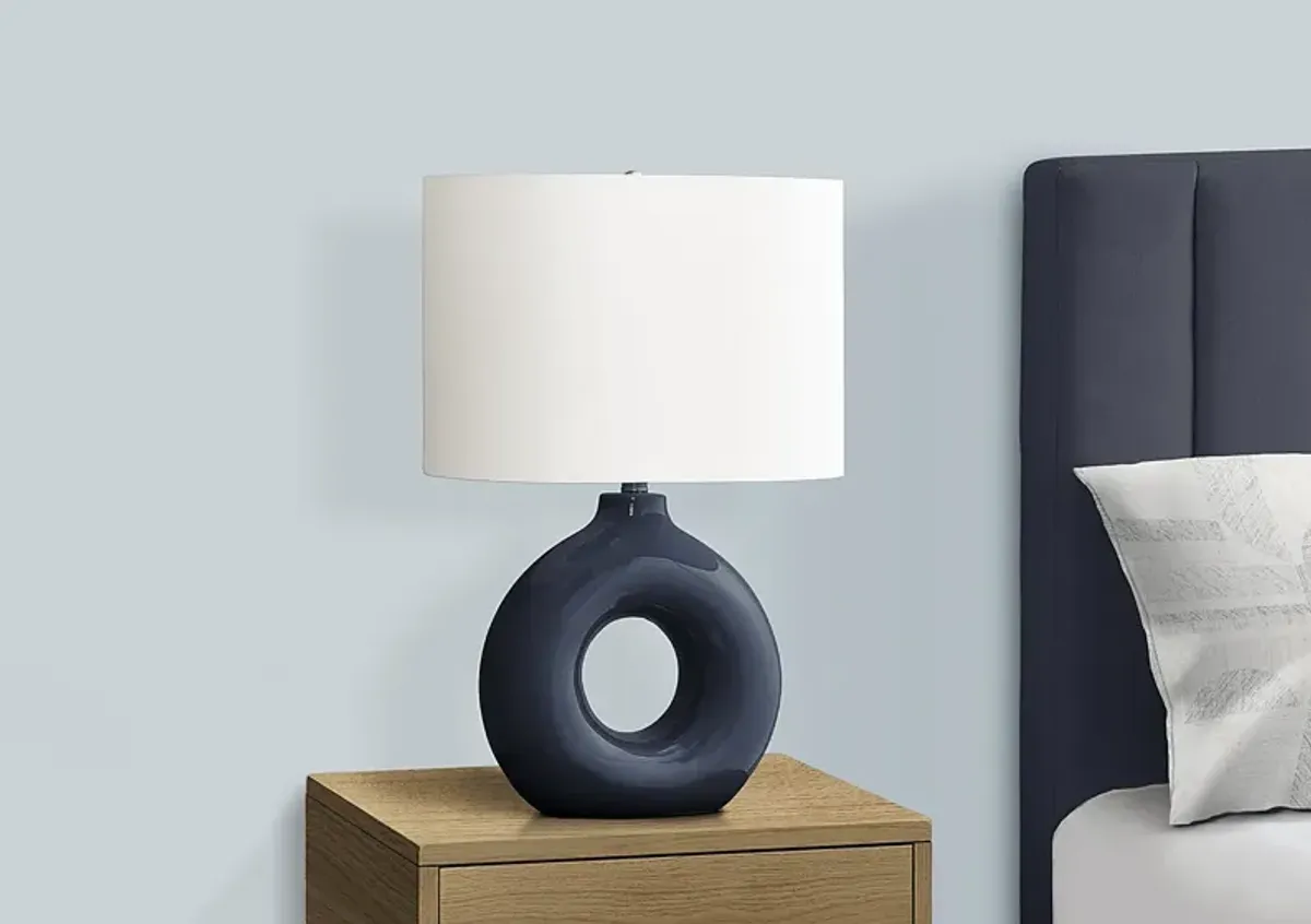 Neveux Shade Navy Lamp