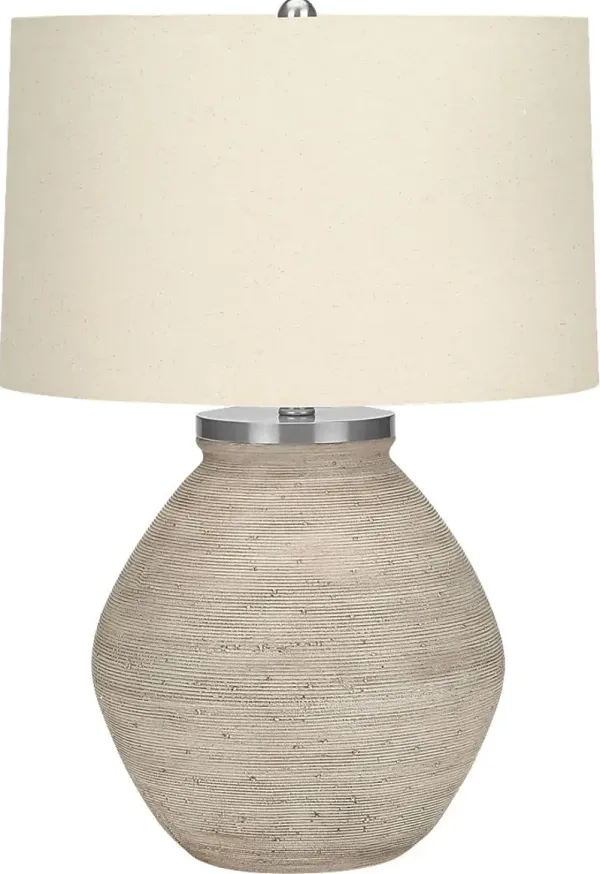 Times Road Cream Lamp
